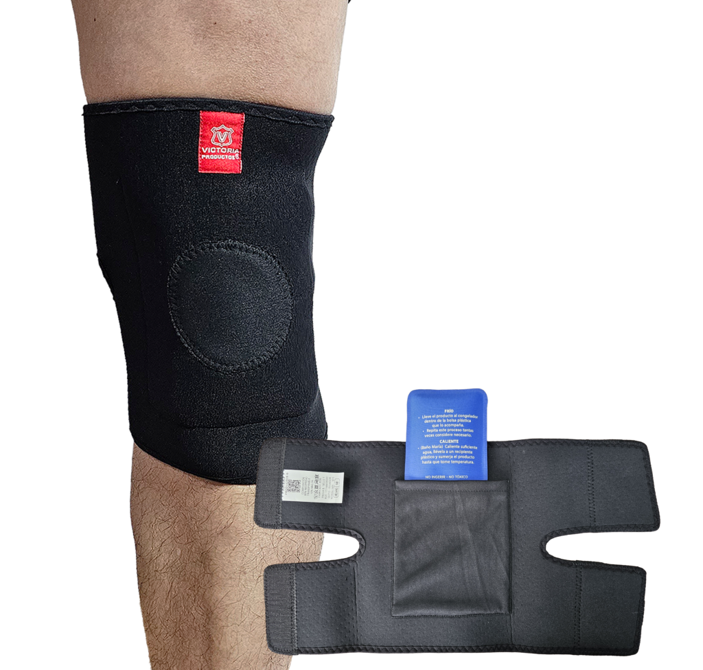 rodillera con gel frío y calor victoria productos